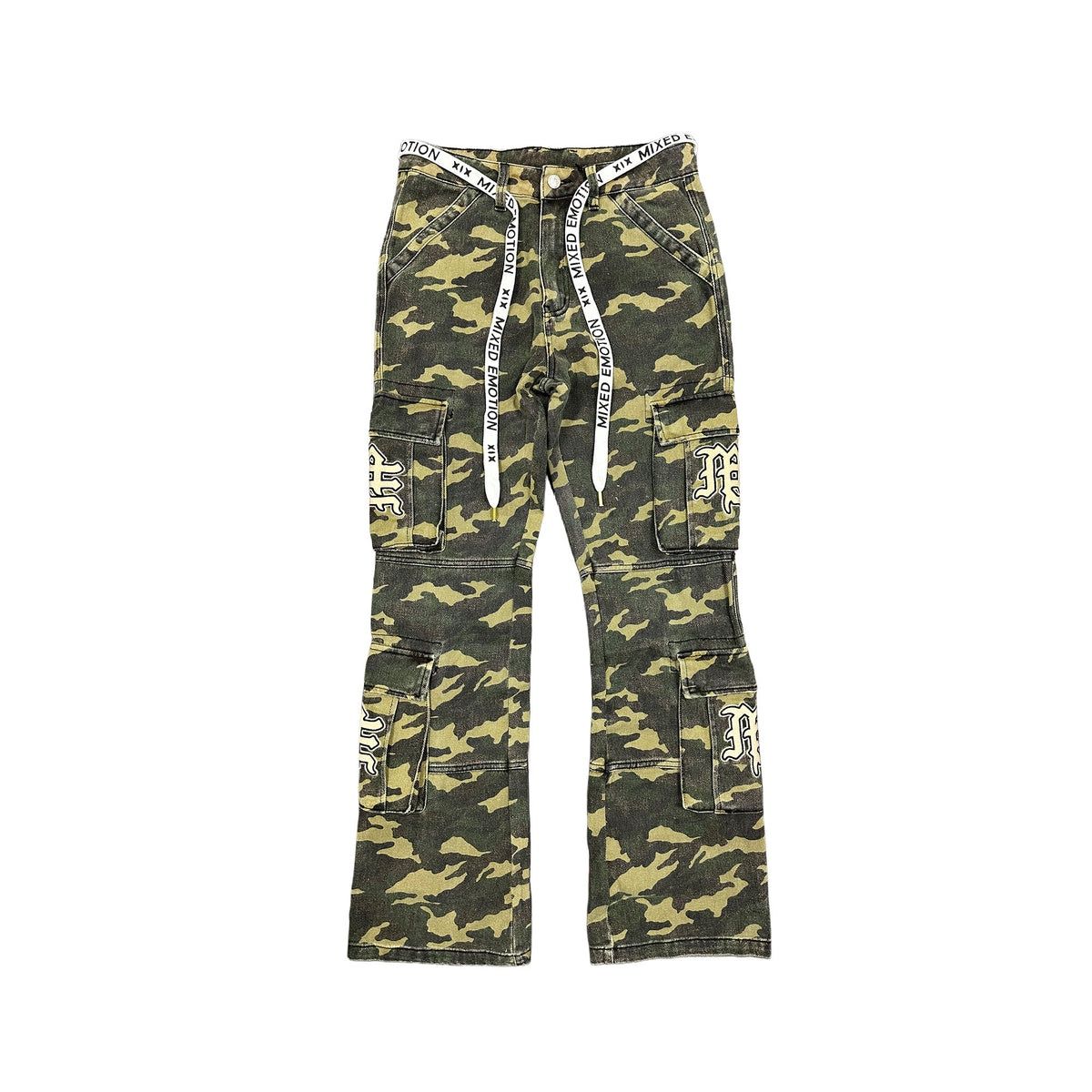 Mixed Emotion Camo Cargo Pants