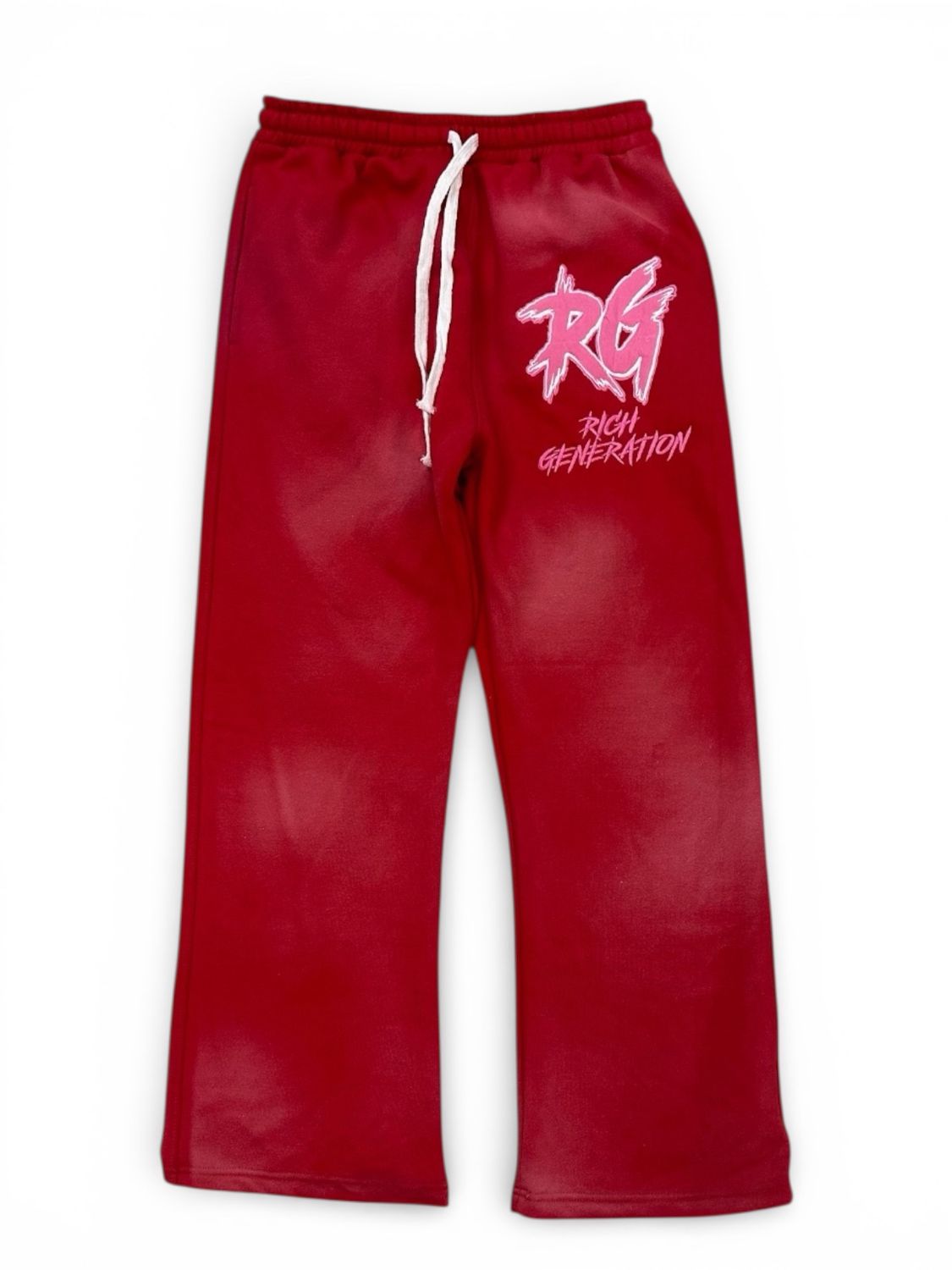 Rich Generation Valentines Sweatpants Red
