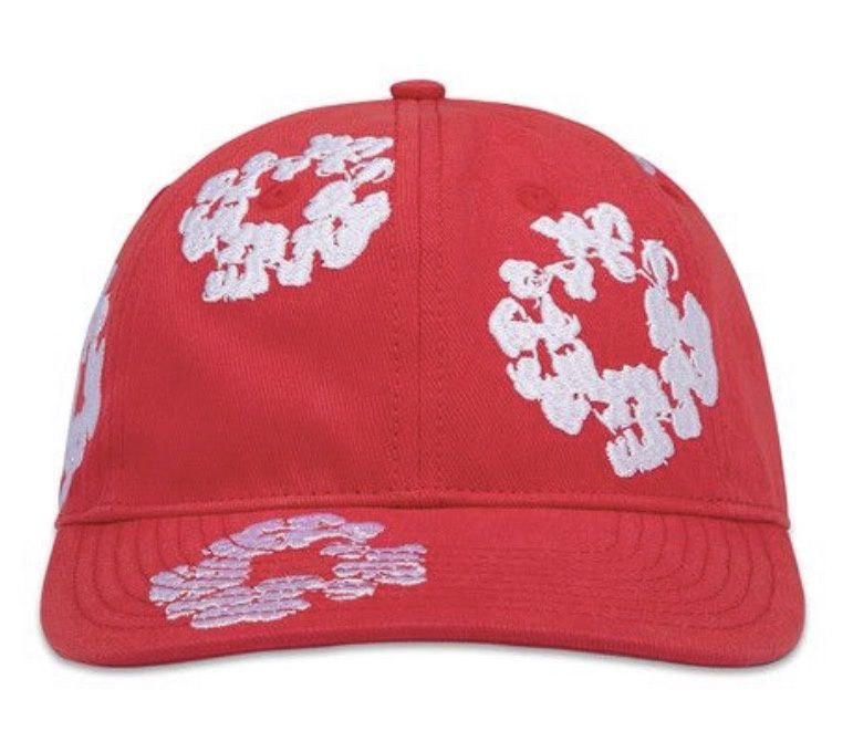 Denim Tears The Cotton Wreath Cap (Red)