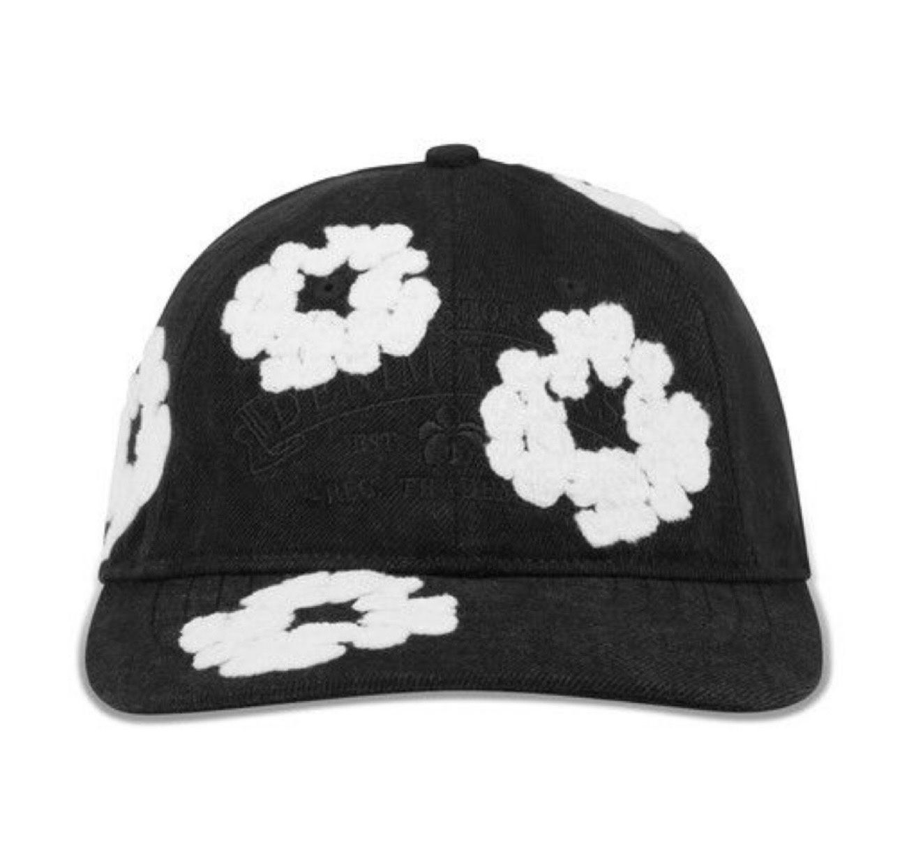 Denim Tears The Cotton Wreath Cap (Black Denim)