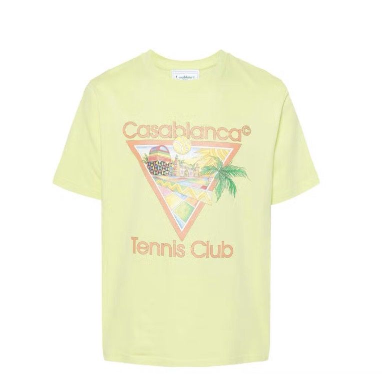 Casablanca Afro Cubism Tennis Club (Green) T-Shirt