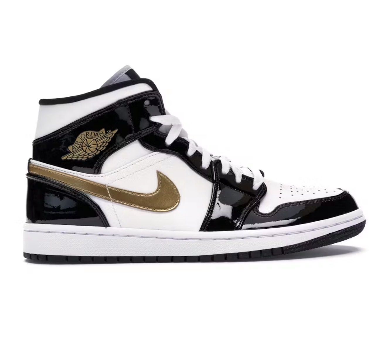 Air Jordan 1 Mid Metallic Gold