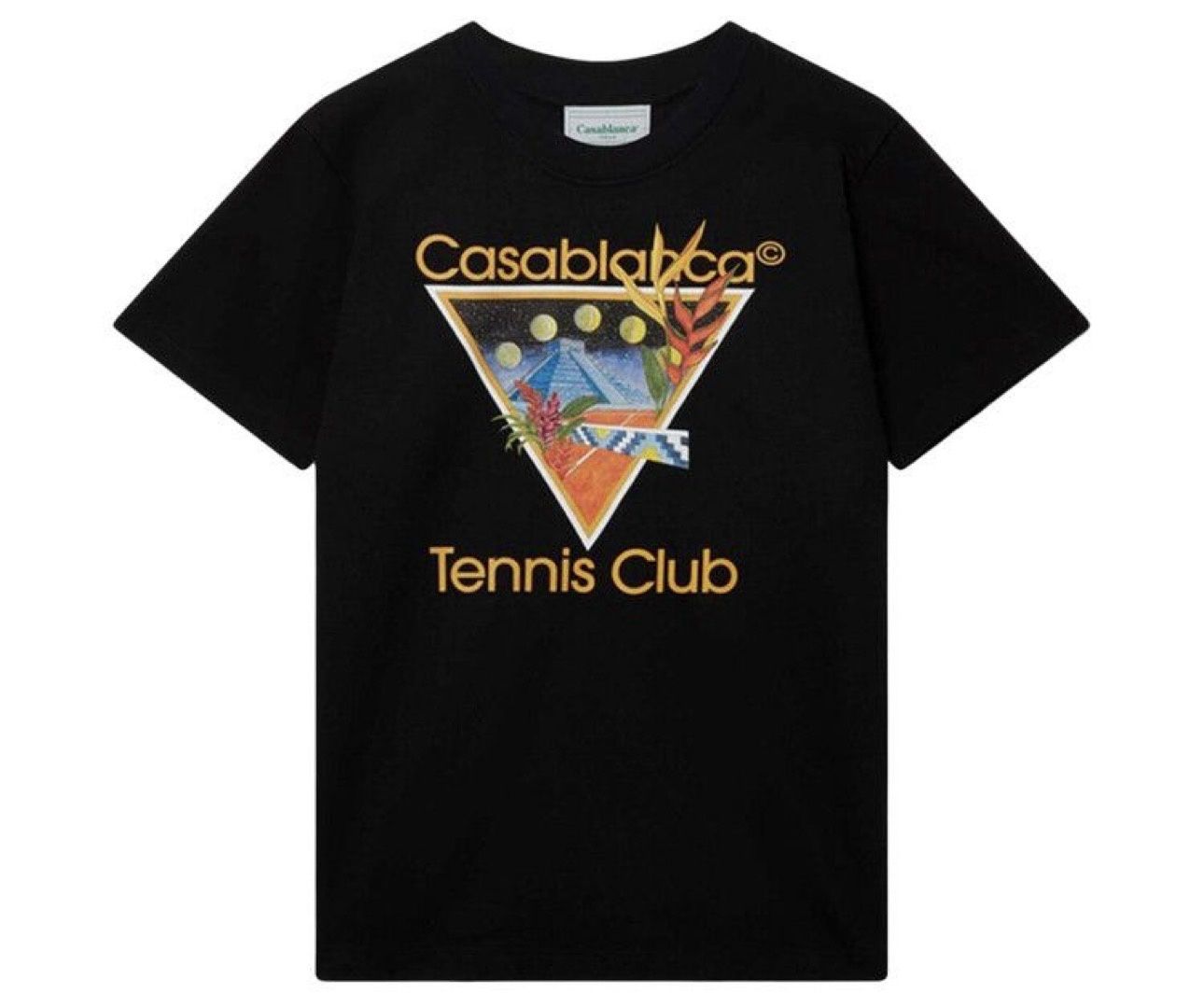 Casablanca Tennis Club Icon Printed Tee