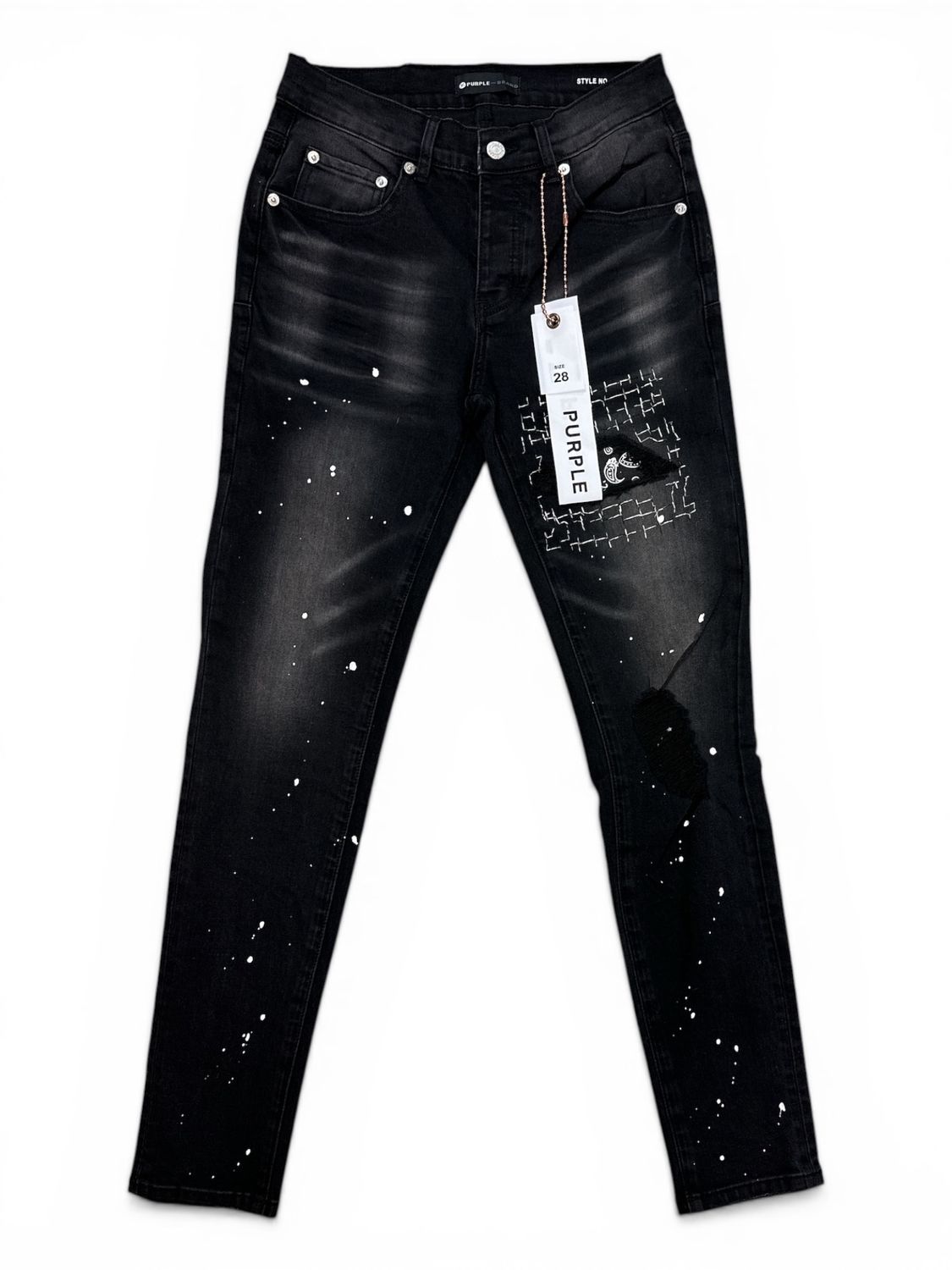 Purple Brand Bandana Patch Jeans