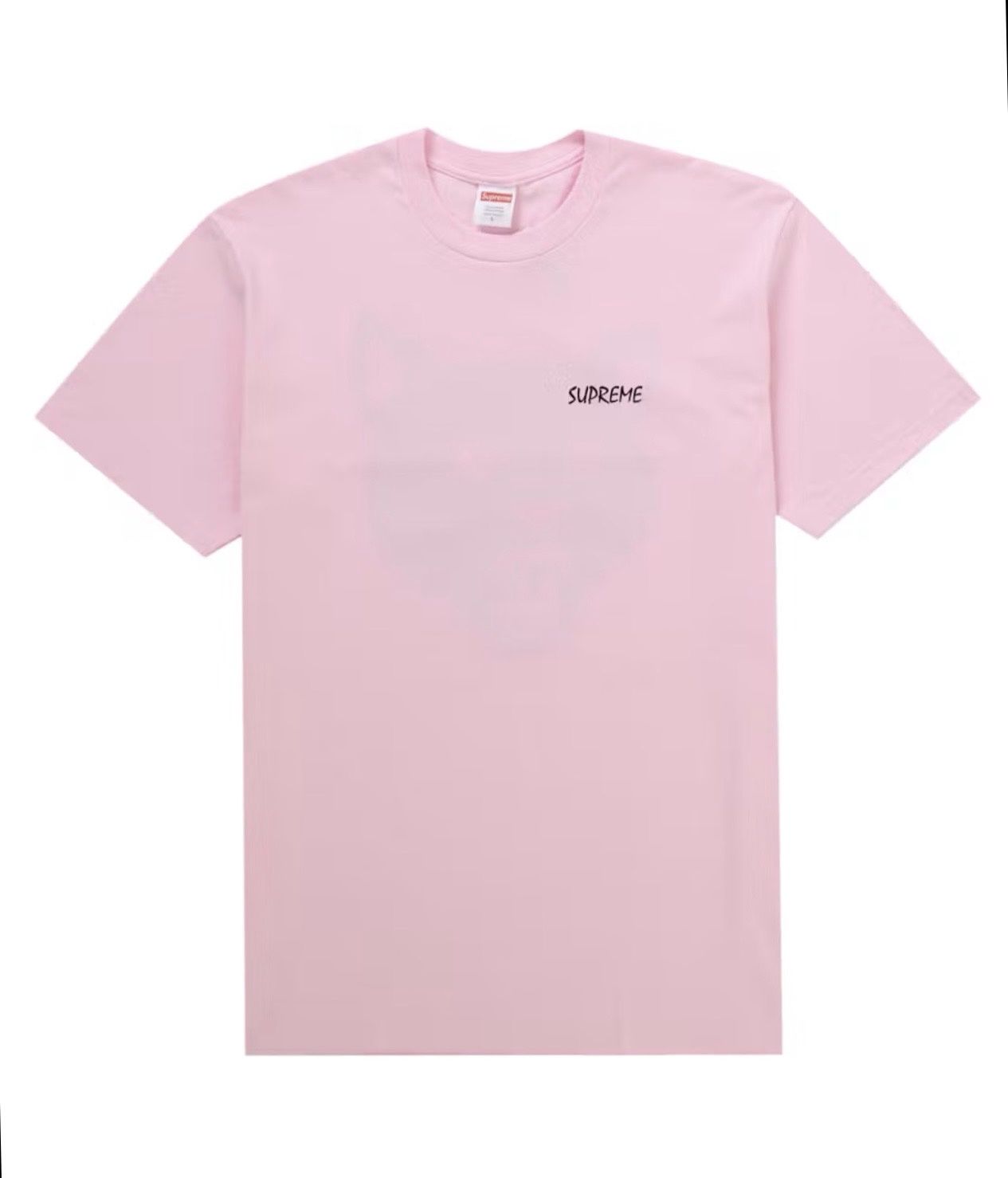 Supreme Black Cat Tee "Light Pink"