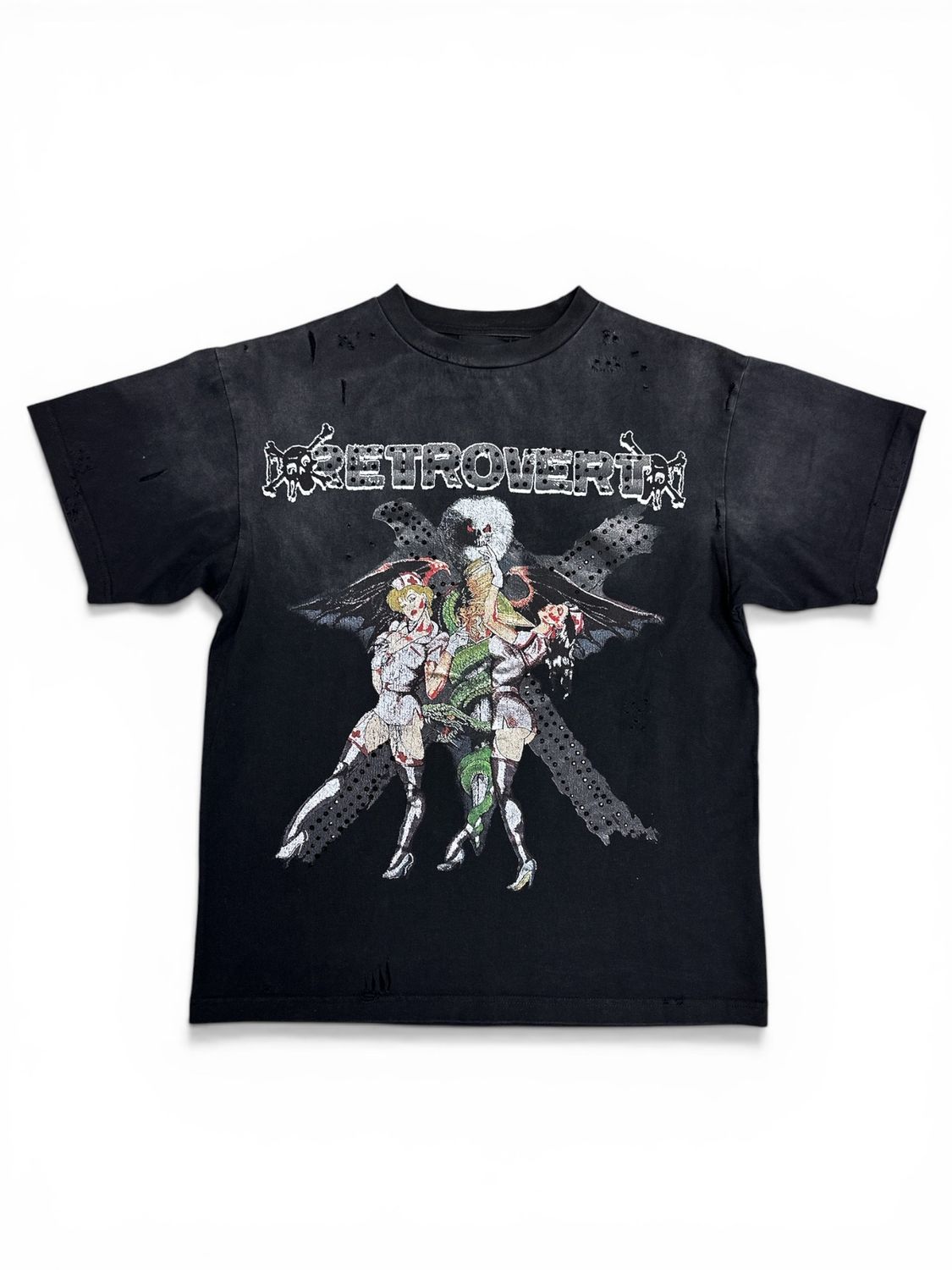 Retrovert Iron First Tee Black