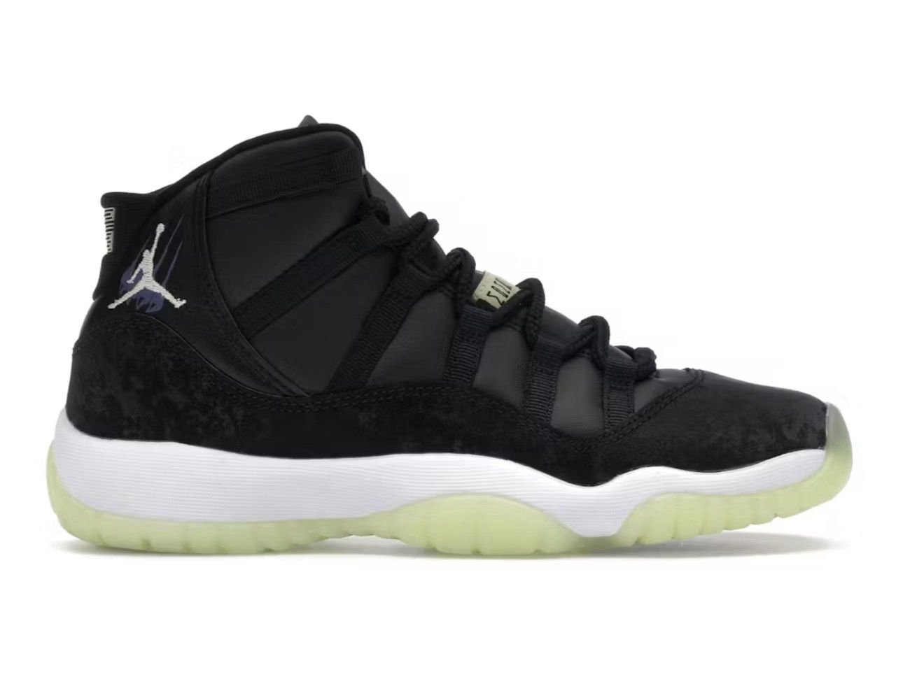 Air Jordan 11 Black Barely Volt (GS)