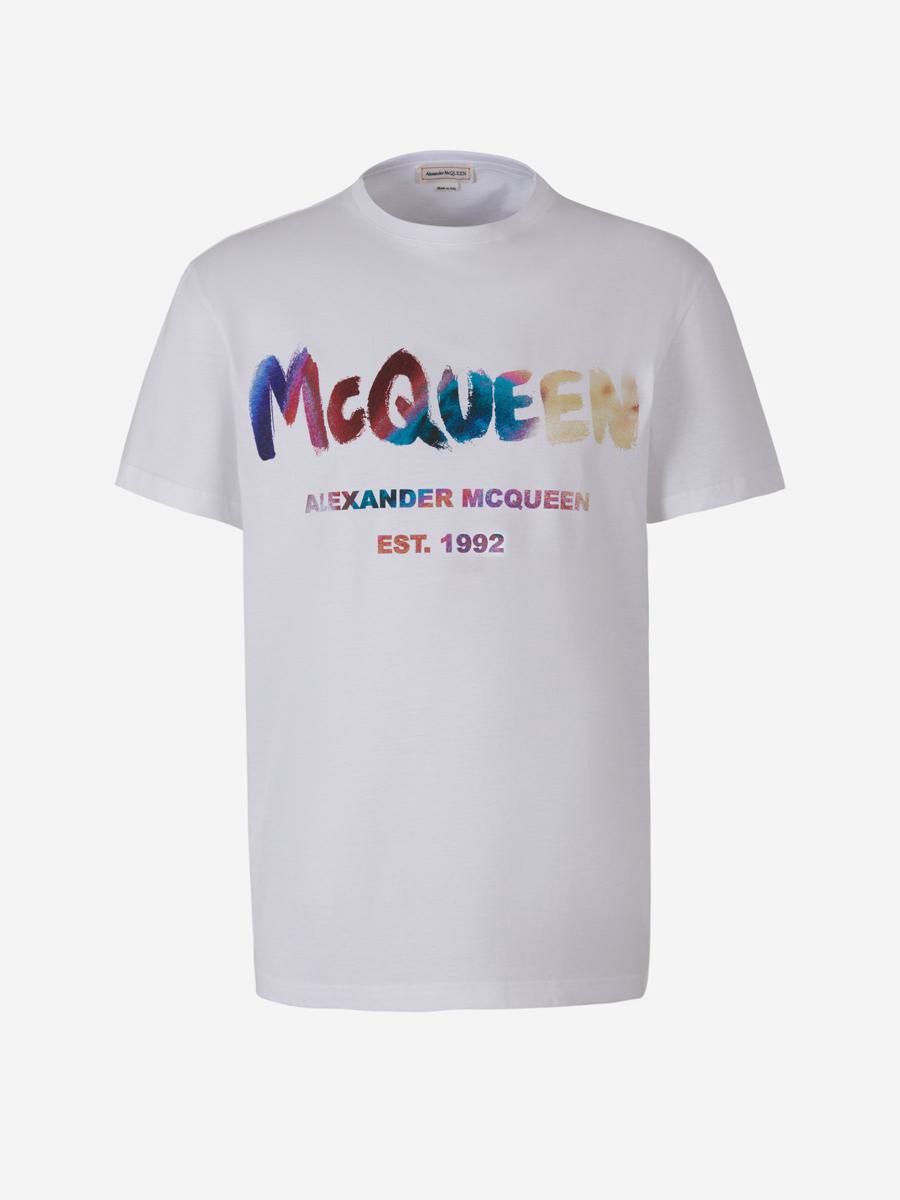 Alexander McQueen Watercolor Motif Tee