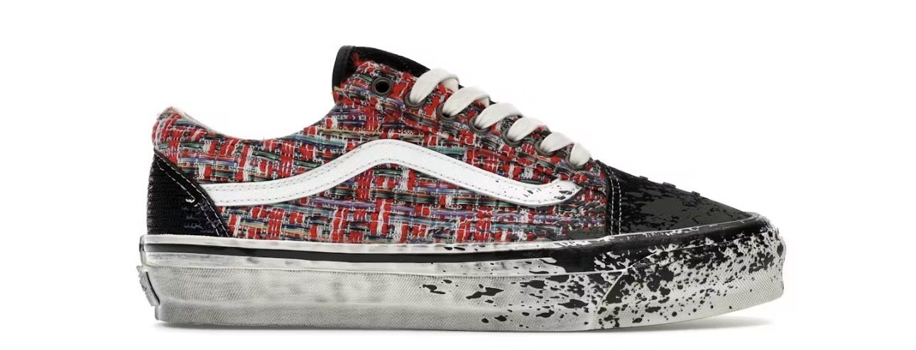 Vans Premium Old School Charms Red Black