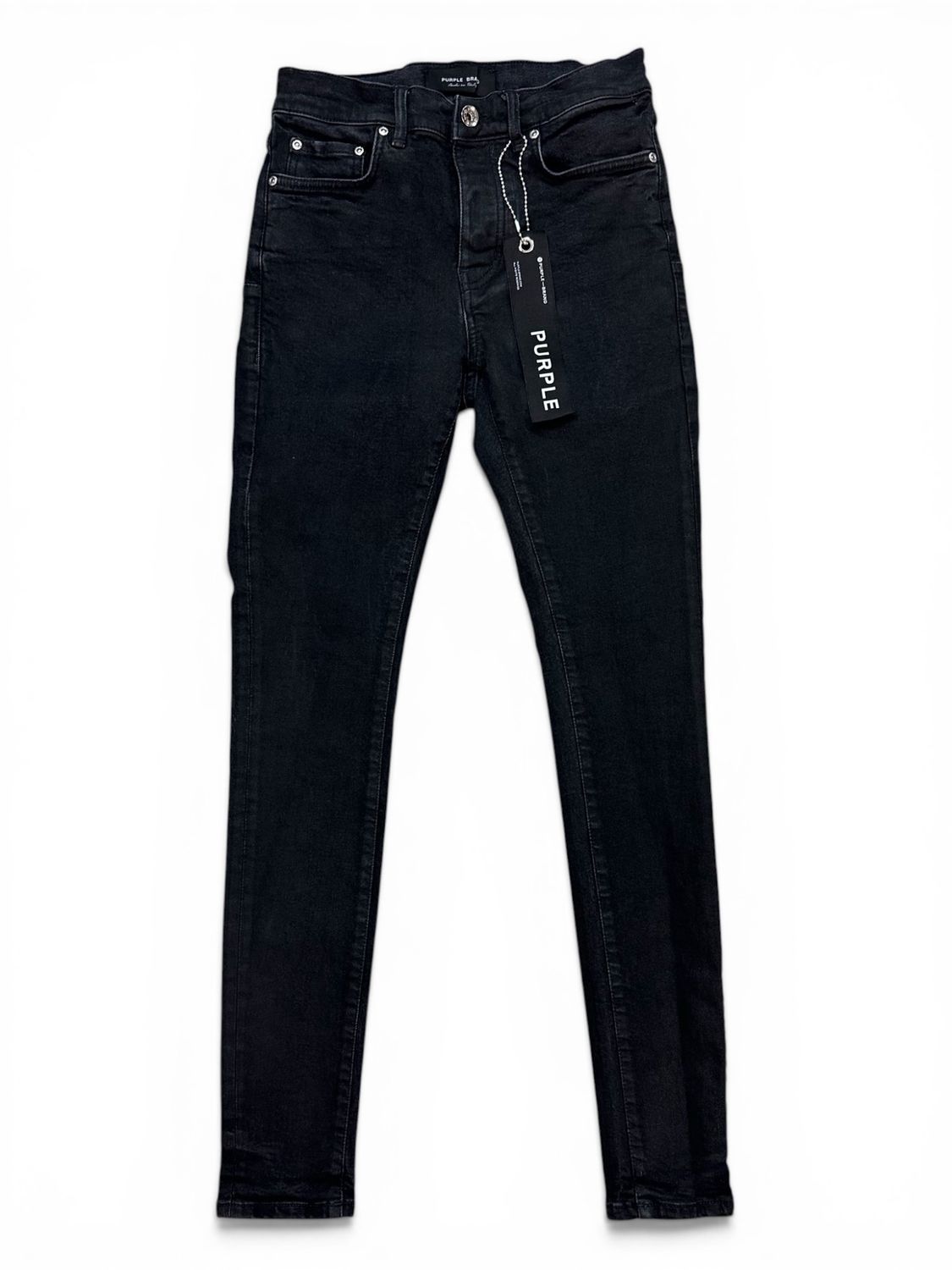 Purple Brand Black Label Skinny Jeans Black