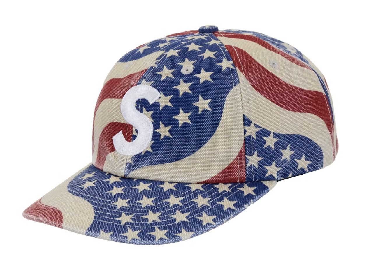 Supreme Pigment Coated S Logo 6-Panel Cap