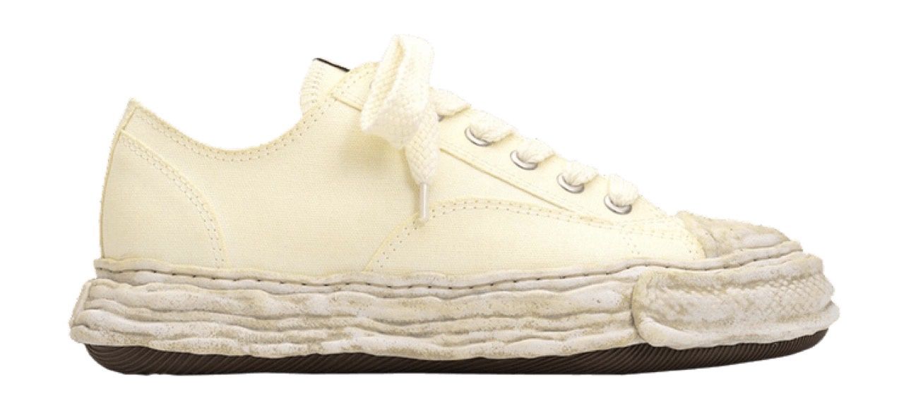 Maison Mihara Yasuhiro Peterson Low Garment Dyed White