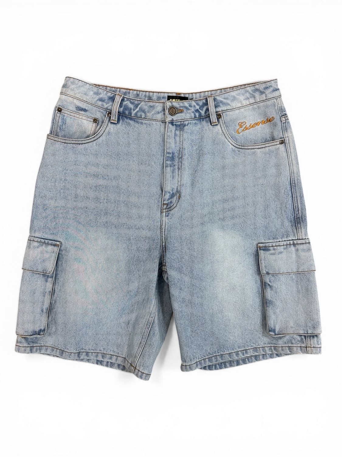 Essense Gallery Studded Denim Shorts