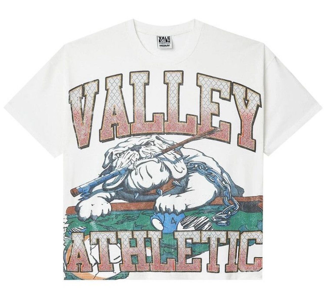 Vale Forever Polo Bling Tee White