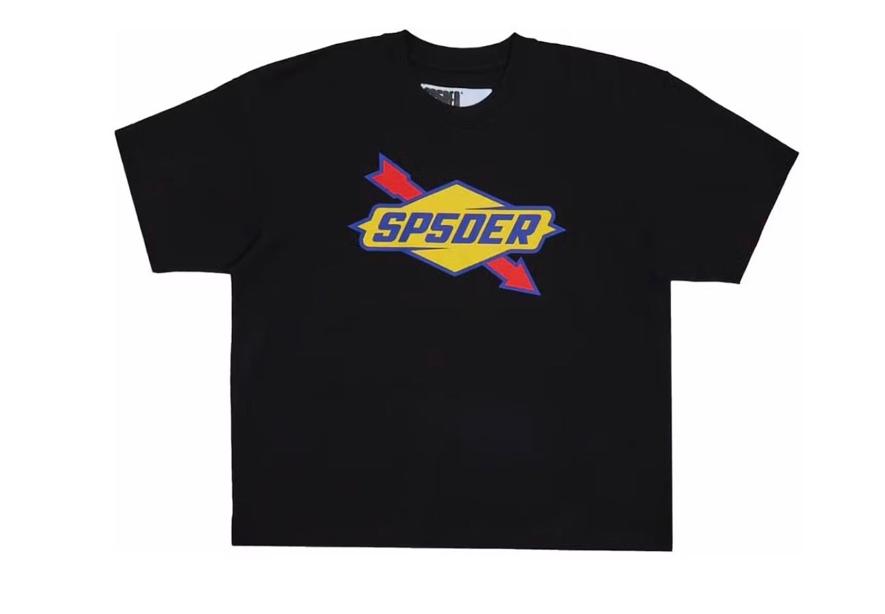Sp5der The Spot Tee Black