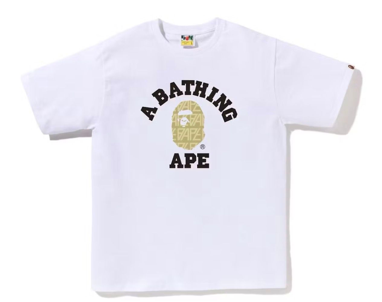 BAPE Logo Monogram College Tee