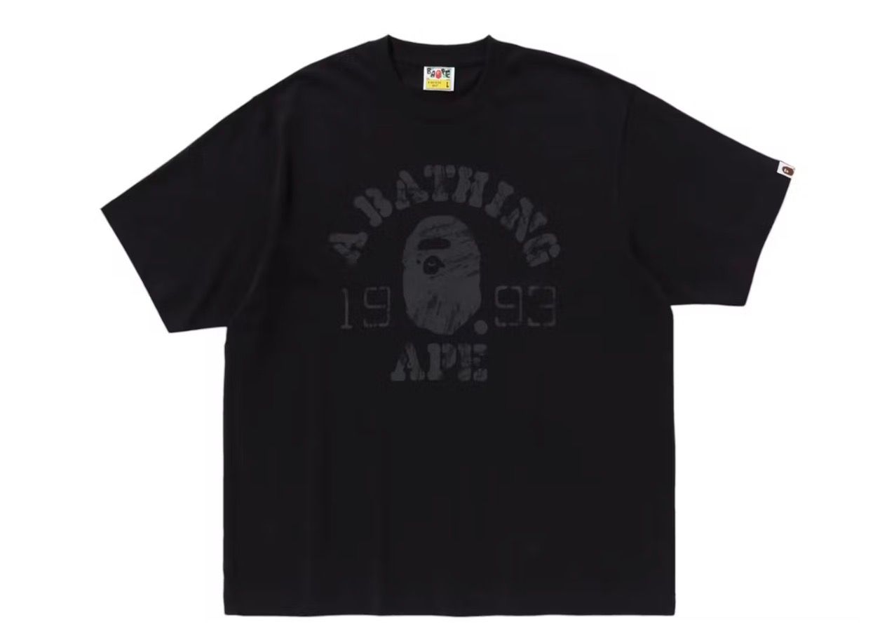 BAPE Screen print College Relaxed Fit Tee