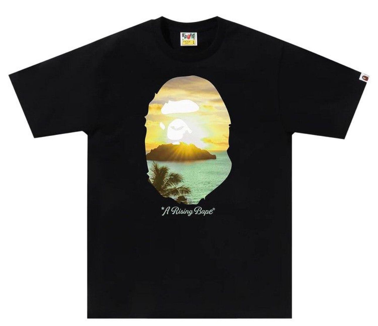 BAPE A Rising Sun Photo Tee