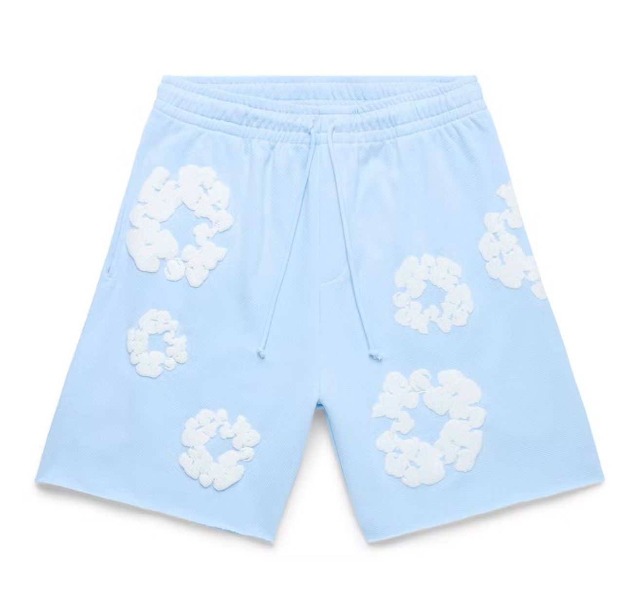 Denim Tears The Cotton Wreath Sweatshorts "Powder Blue"