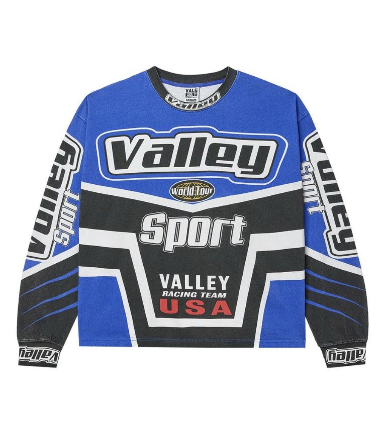 Vale Forever Motorcroxxx Long Sleeve T Shirt Blue