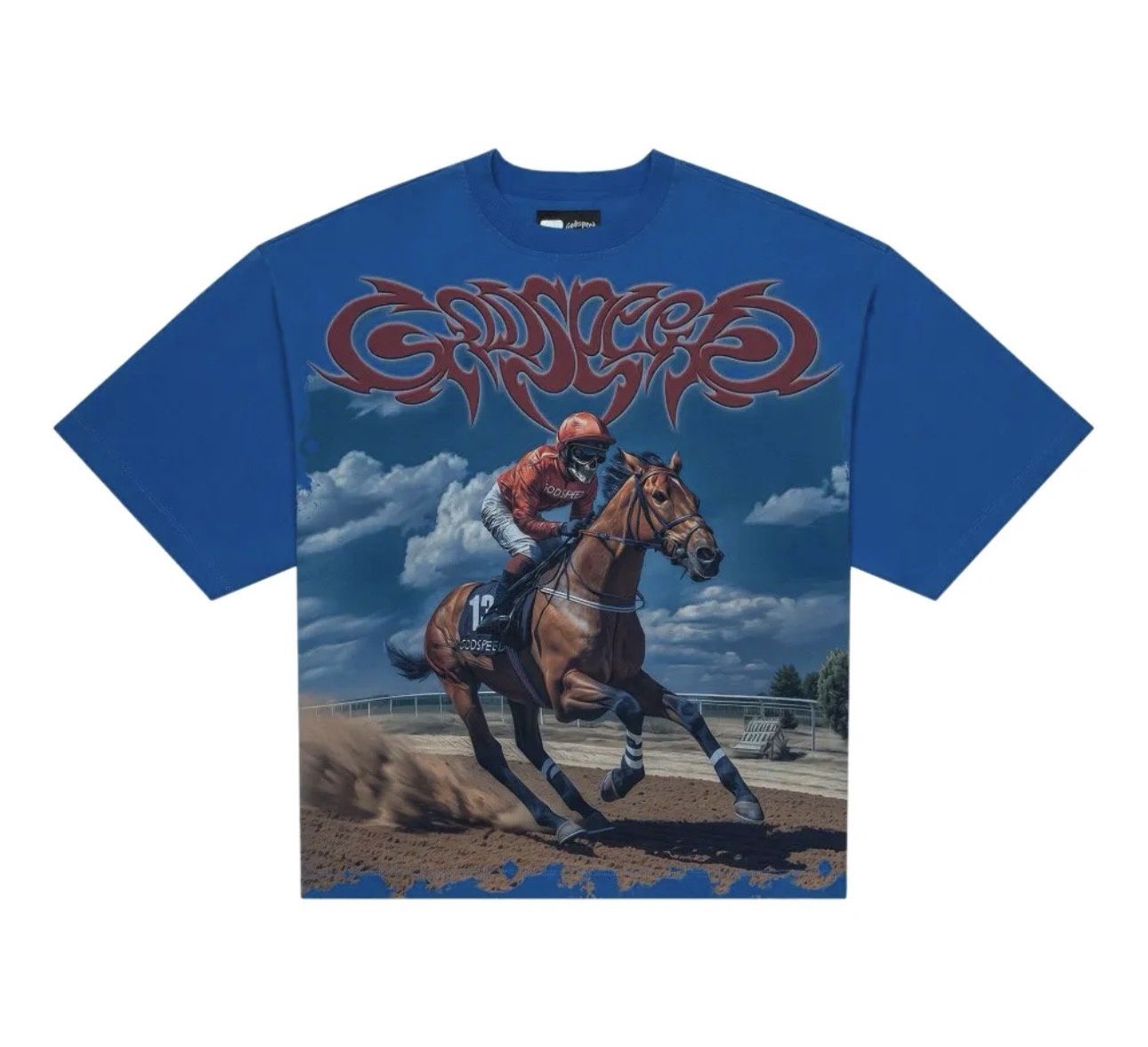 Godspeed Thoroughbred Tee "Blue"
