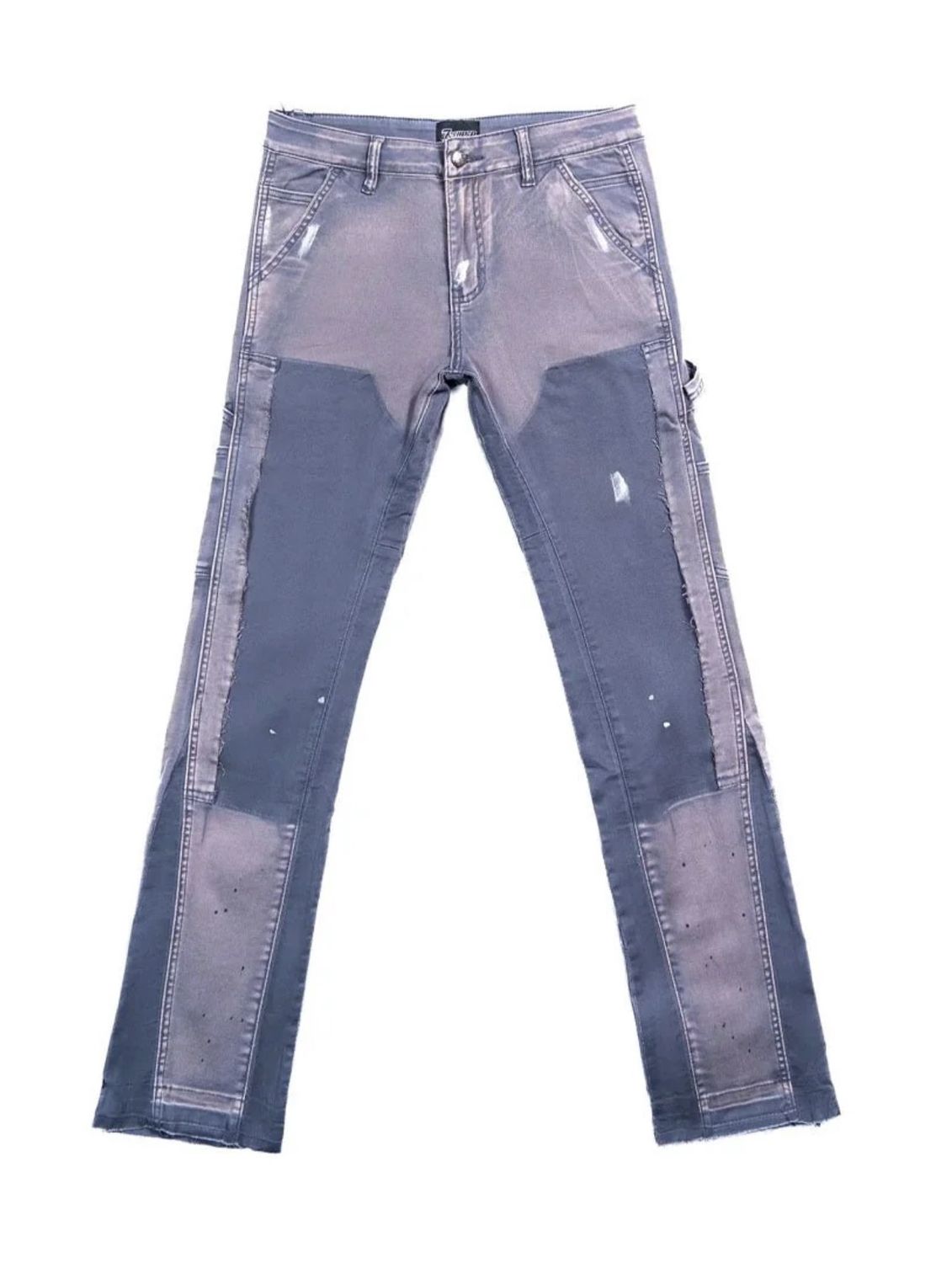 Triple Seven Flared Denim Grey