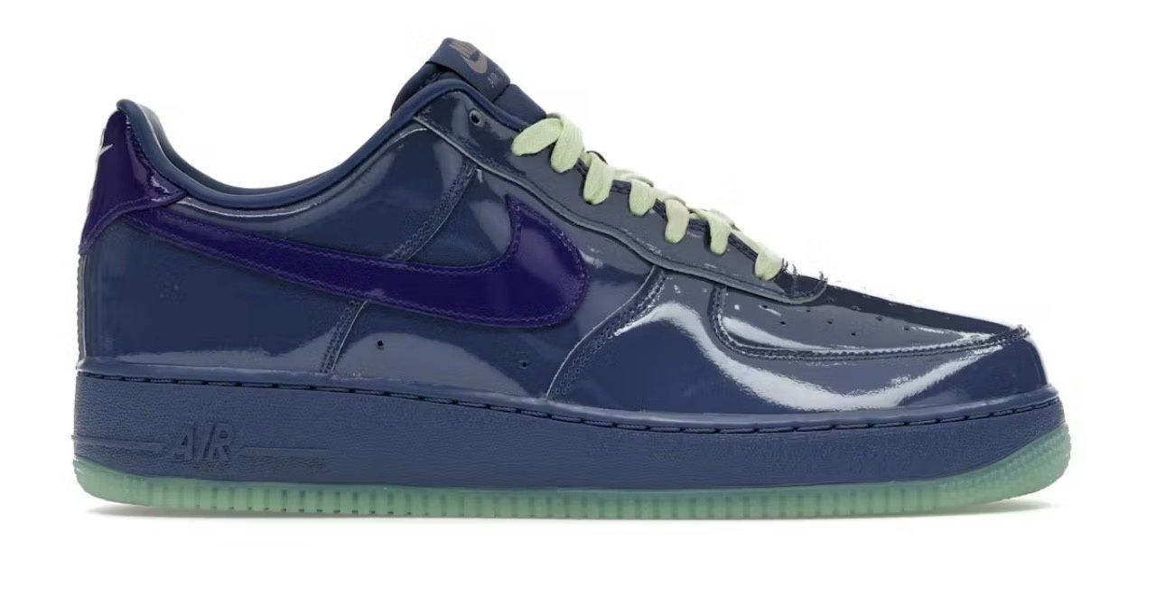 Nike Air Force 1 Low Patent Leather Mystic Navy