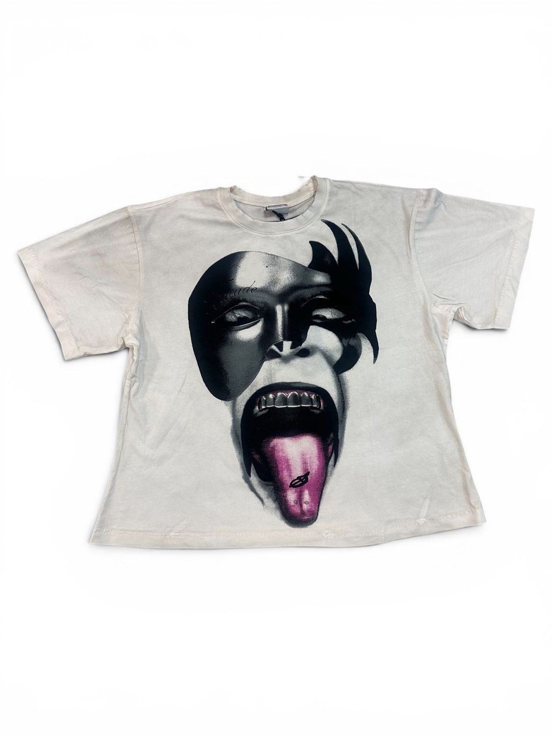 Triple Seven Pierced Tee White