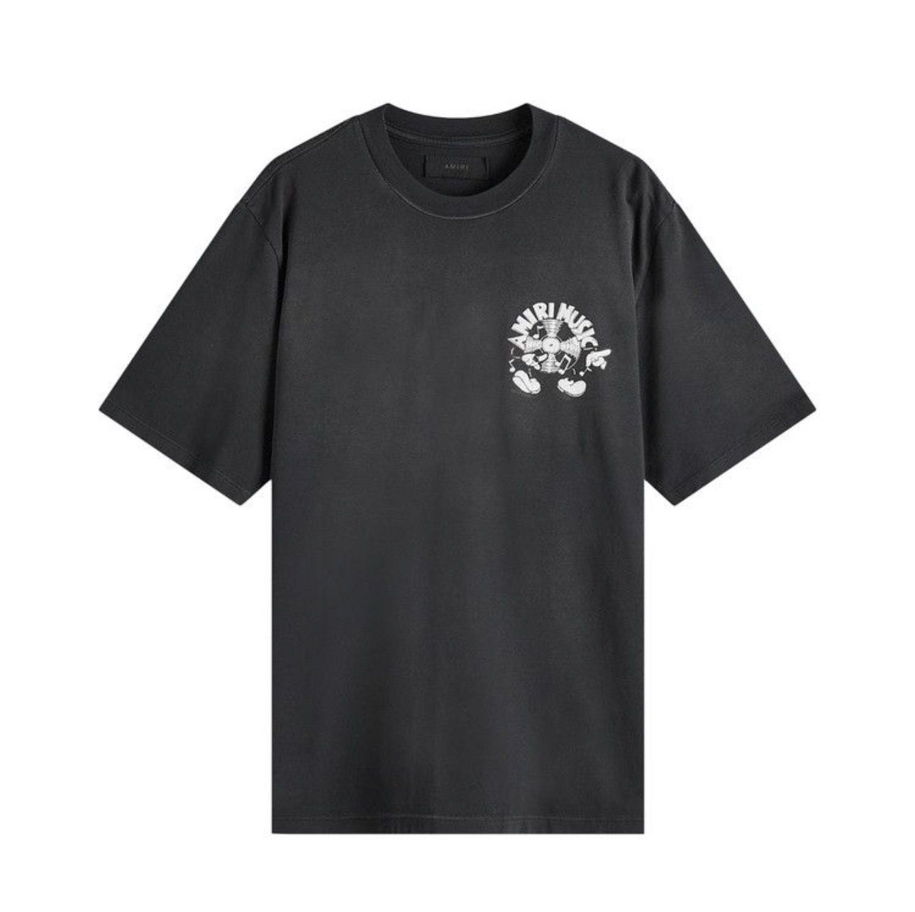 Amiri Music Record Tee Black