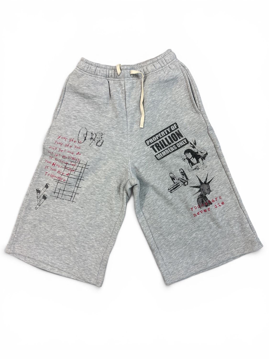 Trillion Messenger Long Shorts Grey