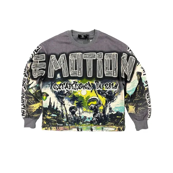 Mixed Emotion UFO L/S Grey