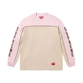 Supreme Paneled Piping Long Sleeve Top