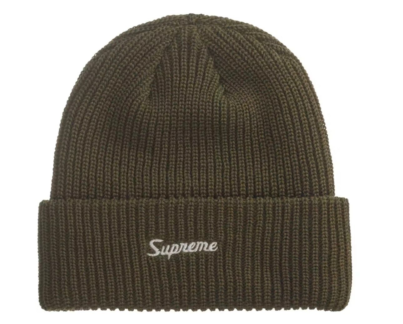 Supreme Loose Gauge Beanie Olive