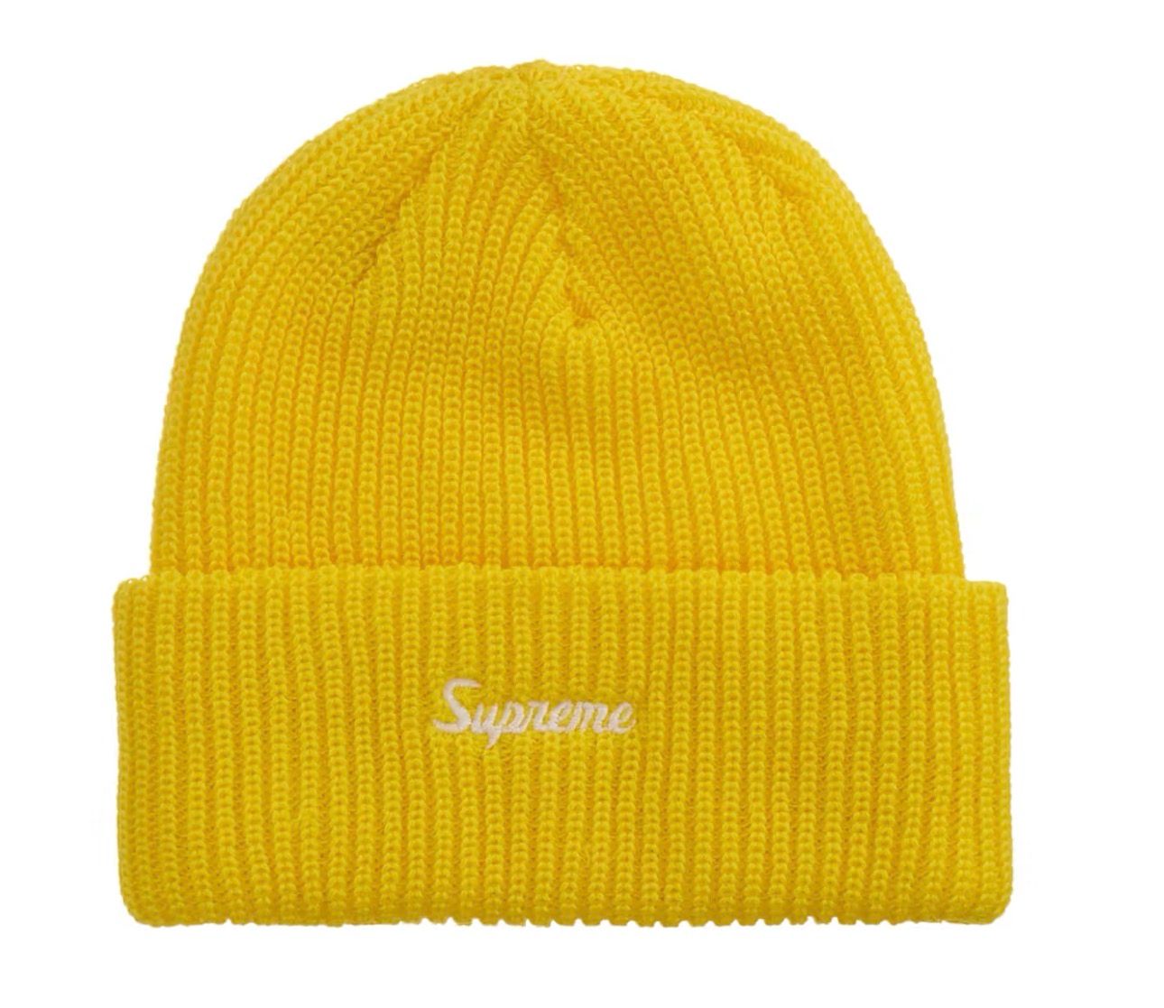 Supreme Loose Gauge Beanie Yellow