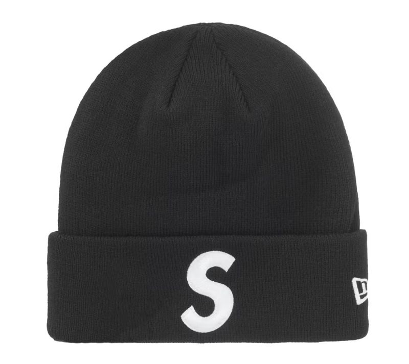 Supreme New Era S Logo Beanie (Black)