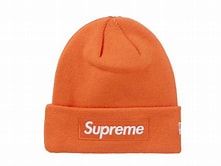 Supreme New Era Box Logo Beanie(Orange)