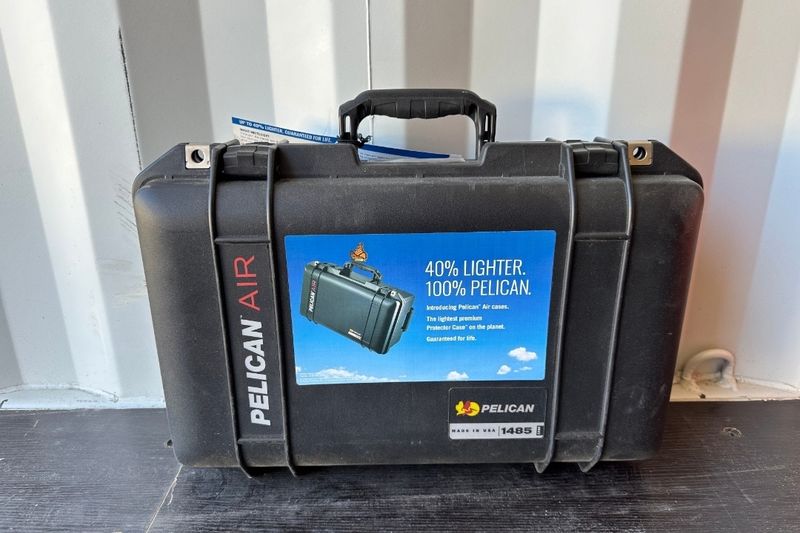 PELICAN CASE, AIR SERIES, BLACK, PELICAN - PELICAN CASES - PE-CA-BL-1485, NEW SURPLUS, SOLD PER EACH