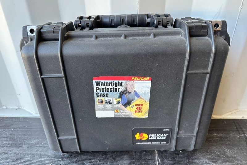 PELICAN CASE, PROTECTOR SERIES, BLACK, PELICAN - PELICAN CASES - PE-CA-BL-1450, NEW SURPLUS, SOLD PER EACH