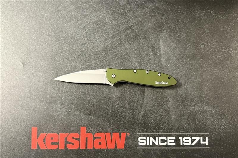 KS-1660OL - LEEK, OLIVE - KERSHAW KNIVES - MODEL 1660OL, NEW, SOLD PER EACH