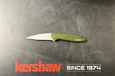 KS-1660OL - LEEK, OLIVE - KERSHAW KNIVES - MODEL 1660OL, NEW, SOLD PER EACH