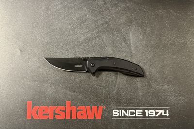 KS-8320BLK - OUTRIGHT, BLACK - KERSHAW KNIVES - MODEL 8320BLK, NEW, SOLD PER EACH