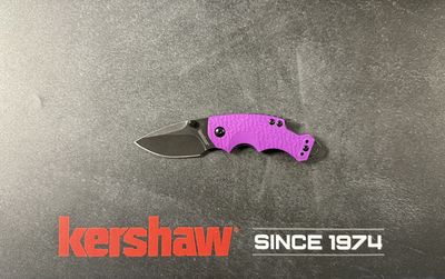 KS-8700PURBW - SHUFFLE, PURPLE, BLACKWASH - KERSHAW KNIVES - MODEL 8700PURBW, NEW, SOLD PER EACH