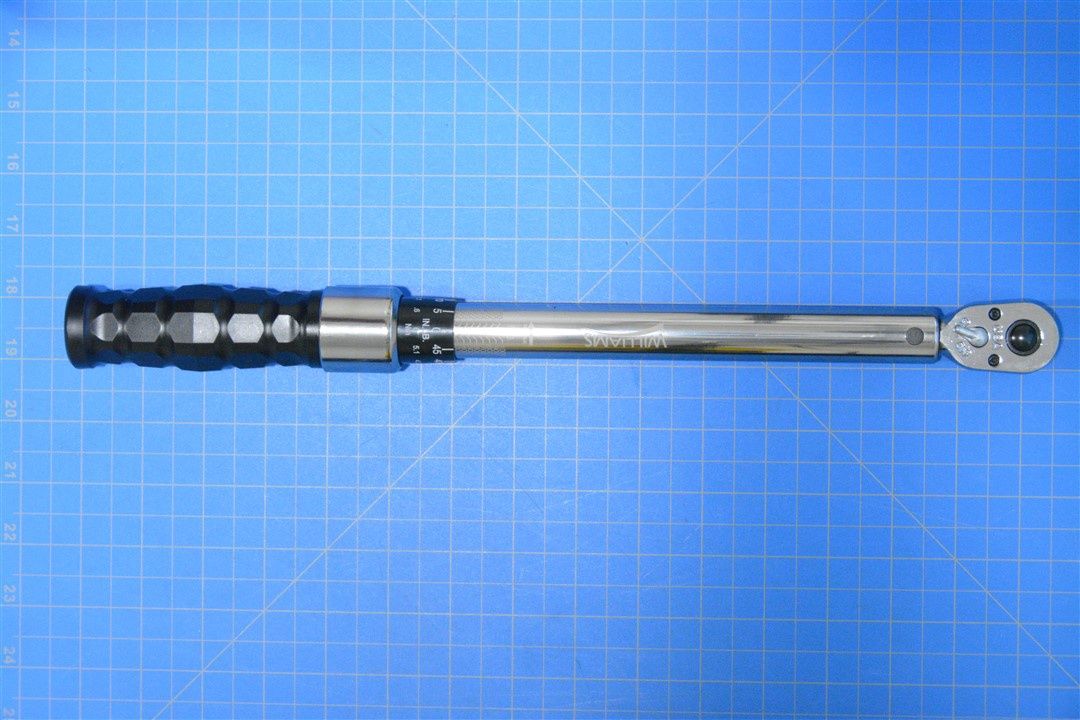 Comfort Grip Adjustable Torque Wrench, 3/8&quot; Drive, 150–1000 in·lb (19.8–110.2 N·m) — Williams Industrial Tools (10002MRPHW)