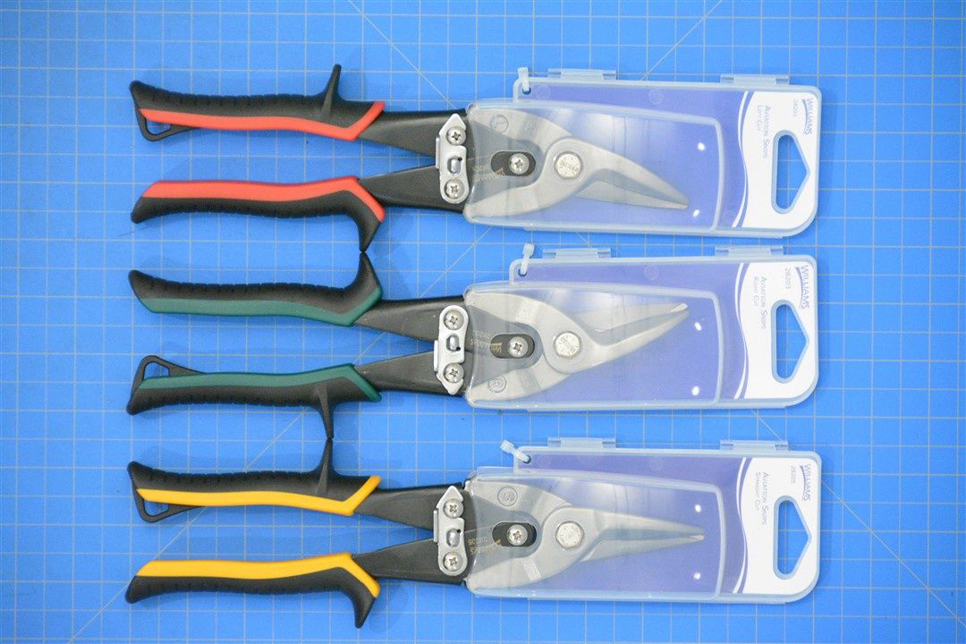 Aviation Snips, 3-Piece Set — Williams Industrial Tools (JHW28251)