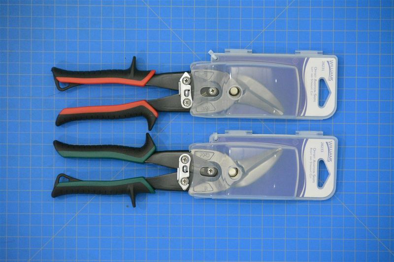 Offset Aviation Snips, 2-Piece Set — Williams Industrial Tools (JHW28253)