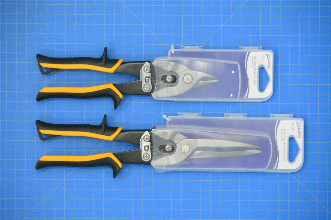 Specialty Aviation Snips, 3-Piece Set — Williams Industrial Tools (JHW28255)