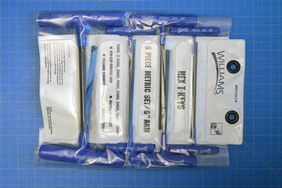 T-Handle Hex Drivers, 8-Piece Set, Metric — Williams Industrial Tools (JHWMWSHKT-8)