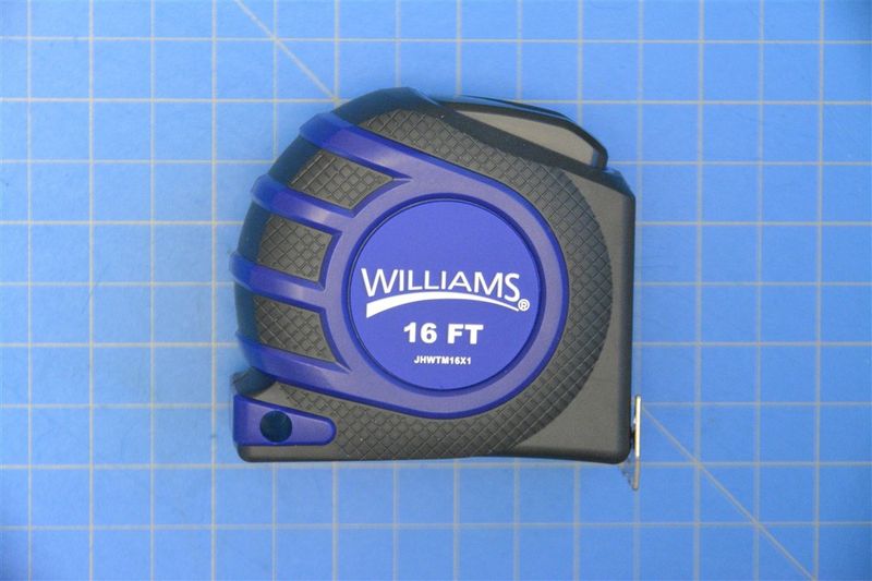16 ft. Tape Measure — Williams Industrial Tools (JHWTM16X1)