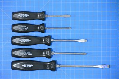 5-Piece ENDUROGRIP™ Mixed Screwdriver Set — Williams Industrial Tools (JHW100P-5MD)