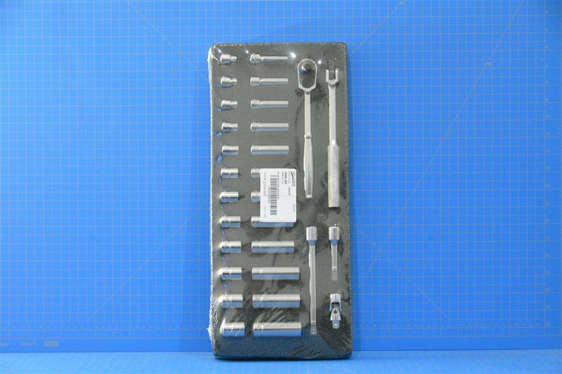 3/8&quot; Drive Socket &amp; Drive Tool Set, 6 &amp; 12 Point, Metric, 29-Piece — Williams Industrial Tools (JHWMSB-29F)